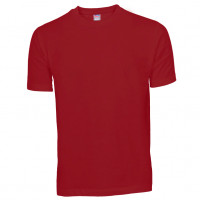 Basis Cotton t-shirt bordeaux