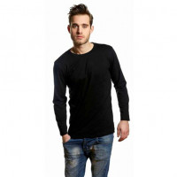 Mens Tee LS T-shirt sort (black)