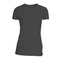 Lady Fitted T-shirt sort (black)