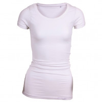 Long Stretch T-shirt hvid (white)