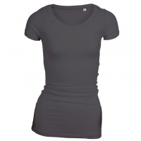 Long Stretch T-shirt sort (black)