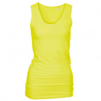 Long Stretch Top Lys gul (light yellow)