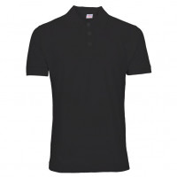 Uni Polo T-shirt sort (black)