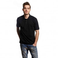 Work Wear Polo T-shirt sort (black)