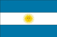Argentina flag 90 x 150 cm