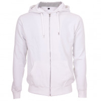Hooded Zip Sweat Hættetrøje hvid (white)
