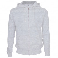 Hooded Zip Sweat Hættetrøje Oxford grå ( Oxford grey)