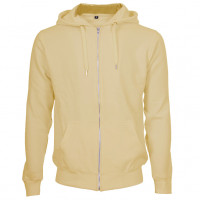 Hooded Zip Sweat Hættetrøje sandfarvet (sand)