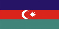 Aserbajdsjan flag 90 x 150 cm