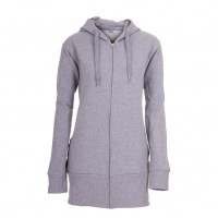 Hooded Zip Lady Hættetrøje Oxford grå ( Oxford grey)