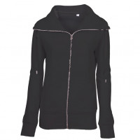 Lady Zip Sweat Sweatshirt sort (black)