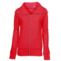 Lady Zip Sweat Sweatshirt rød (red)