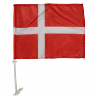 Dannebrogflag i rød og hvid