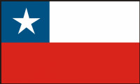 Chile flag 90 x 150 cm