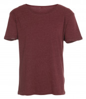 RAW tee i heather burgundy