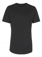 Lang t-shirt til mænd i antracit