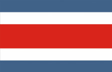 Costa Rica flag 90 x 150 cm