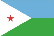 Djibouti flag 90 x 150 cm
