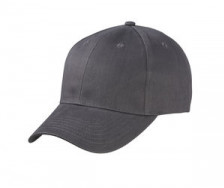 Billig kasket i kulstof grå Cap 6 paneler kulstof grå