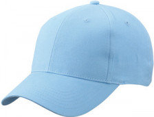 Billig kasket i lysblå Cap 6 paneler lyseblå