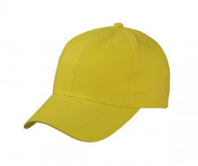 Billig kasket i gul Cap 6 paneler Gul