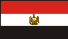 Egypten flag 90 x 150 cm