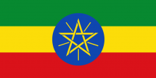 Etiopien flag 90 x 150 cm