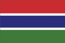 Gambia flag 90 x 150 cm