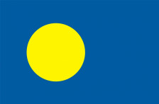 Palau flag 90 x 150 cm Palau flag 90 x 150 cm