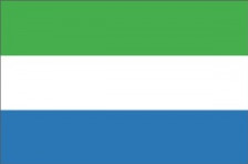 Sierre Leone flag 90 x 150 cm Sierre Leone flag 90 x 150 cm
