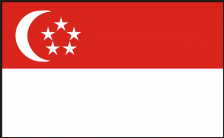 Singapore flag 90 x 150 cm Singapore flag 90 x 150 cm