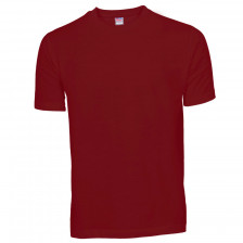 Basis Cotton t-shirt burgundy Basis Cotton t-shirt burgundy