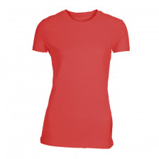 Lady Fitted T-shirt Varm rød (warm red)
