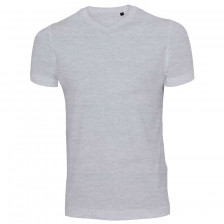 Uni Fashion V-Neck T-shirt Oxford grå ( Oxford grey) Uni Fashion V-Neck T-shirt Oxford grå ( Oxford grey)