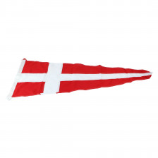 Dannebrogsstander til flagstang på 15 meters højde. Standeren er 500 cm i længden. Dannebrogsstander på 500 cm til 15 meter flagstang