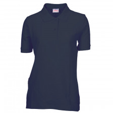 Lady Polo T-shirt mørk navy blå (Dark navy) Lady Polo T-shirt mørk navy blå (Dark navy)