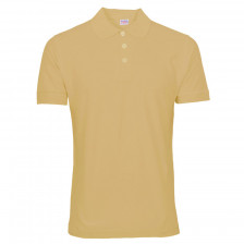 Uni Polo T-shirt sandfarvet (sand) Uni Polo T-shirt sandfarvet (sand)