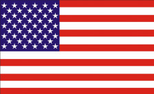 Stars and Stripes er navnet på det amerikanske flag fra USA. Amerikansk USA flag
