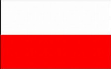 Polsk national flag