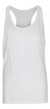 Mens racerback soltop i hvid