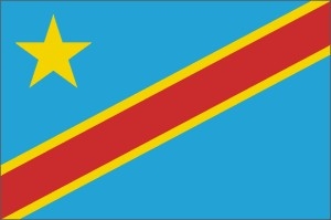 Congo, Dem. Rep. flag 90 x 150 cm Congo, Dem. Rep. flag 90 x 150 cm