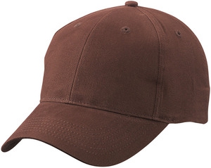Billig kasket i brun Cap 6 paneler Brun