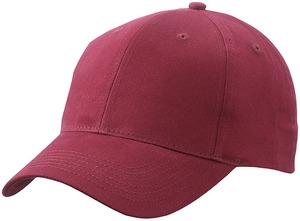 Billig kasket i bordeaux Cap 6 paneler Bordeaux