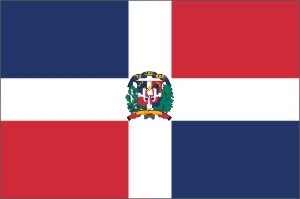 Dominikanske Republik flag 90 x 150 cm Dominikanske Republik flag 90 x 150 cm