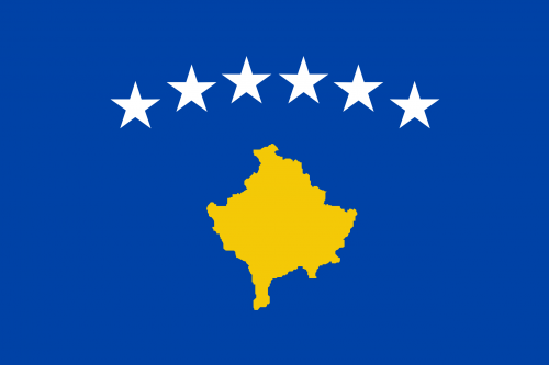 Kosovo flag 90 x 150 cm Kosovo flag 90 x 150 cm