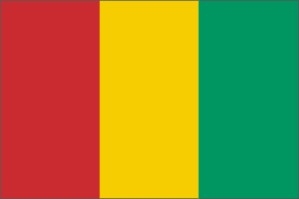 Guinea flag 90 x 150 cm Guinea flag 90 x 150 cm