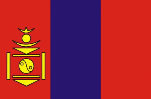 Mongoliet flag 90 x 150 cm Mongoliet flag 90 x 150 cm