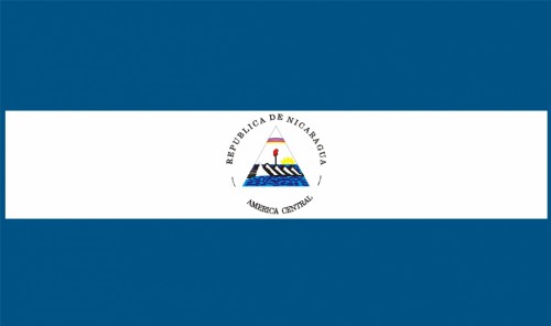 Nicaragua flag 90 x 150 cm Nicaragua flag 90 x 150 cm