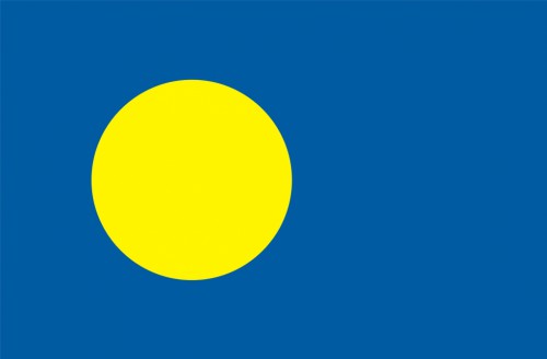 Palau flag 90 x 150 cm Palau flag 90 x 150 cm