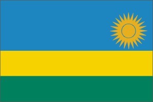 Rwanda flag 90 x 150 cm Rwanda flag 90 x 150 cm